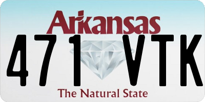 AR license plate 471VTK