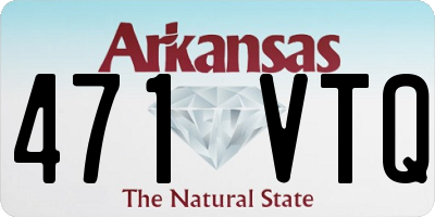 AR license plate 471VTQ