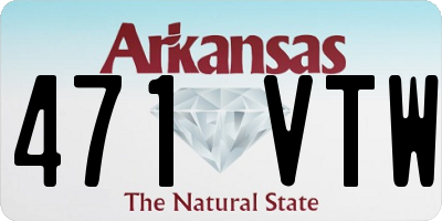 AR license plate 471VTW