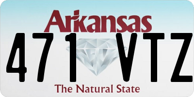 AR license plate 471VTZ