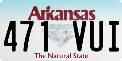 AR license plate 471VUI