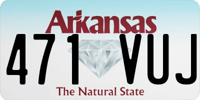AR license plate 471VUJ