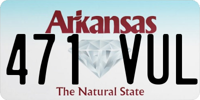AR license plate 471VUL