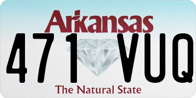AR license plate 471VUQ