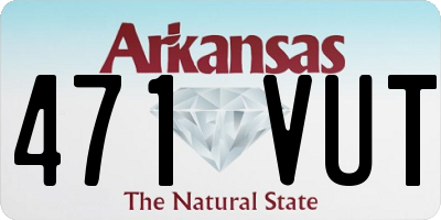 AR license plate 471VUT