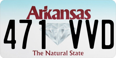 AR license plate 471VVD
