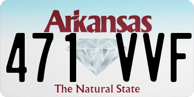 AR license plate 471VVF