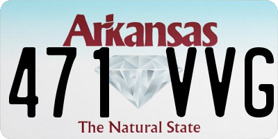 AR license plate 471VVG