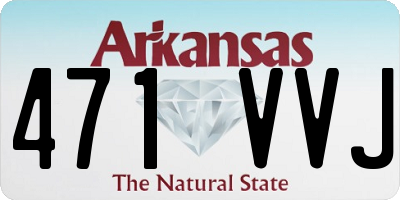 AR license plate 471VVJ