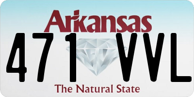 AR license plate 471VVL