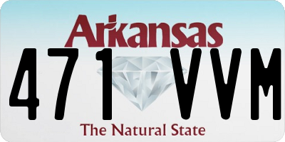 AR license plate 471VVM