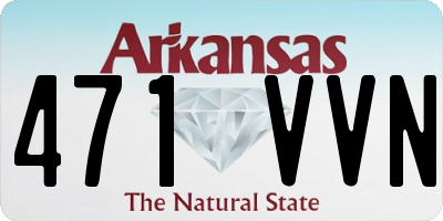 AR license plate 471VVN