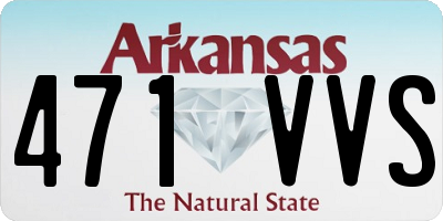AR license plate 471VVS