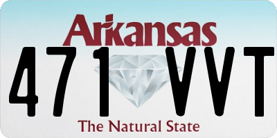 AR license plate 471VVT