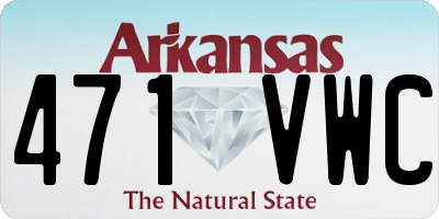 AR license plate 471VWC