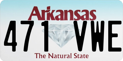 AR license plate 471VWE