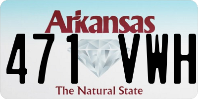 AR license plate 471VWH
