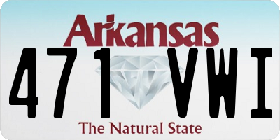 AR license plate 471VWI