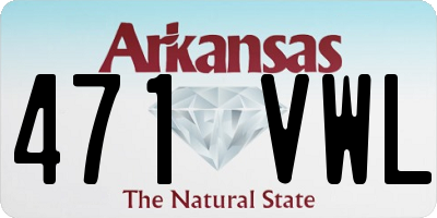 AR license plate 471VWL
