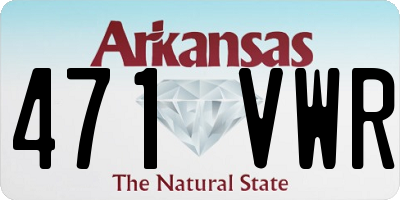 AR license plate 471VWR
