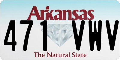 AR license plate 471VWV