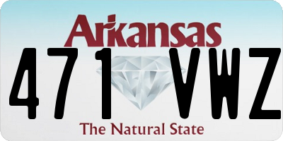 AR license plate 471VWZ