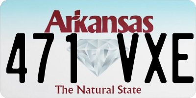 AR license plate 471VXE