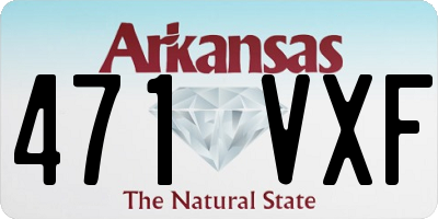 AR license plate 471VXF