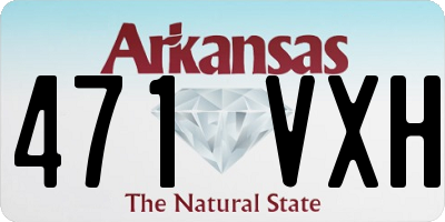AR license plate 471VXH