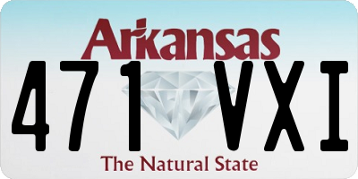 AR license plate 471VXI