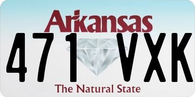 AR license plate 471VXK