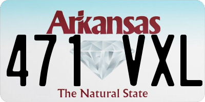 AR license plate 471VXL
