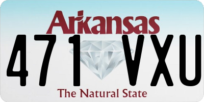 AR license plate 471VXU