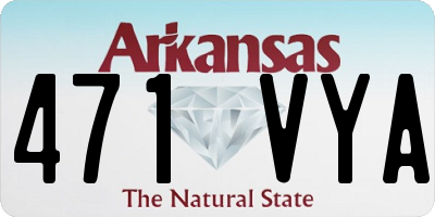 AR license plate 471VYA