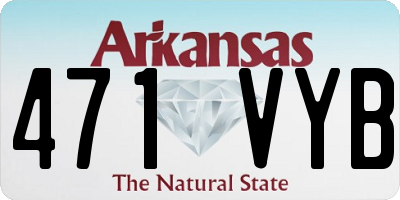 AR license plate 471VYB