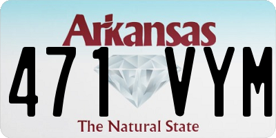 AR license plate 471VYM