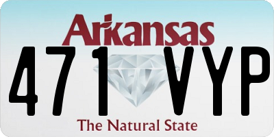 AR license plate 471VYP