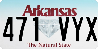 AR license plate 471VYX