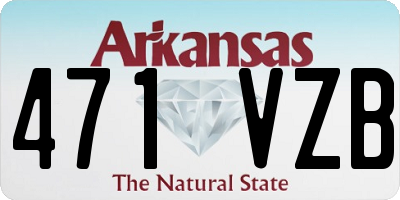 AR license plate 471VZB