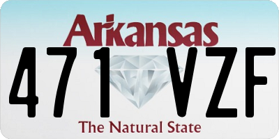 AR license plate 471VZF