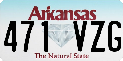 AR license plate 471VZG