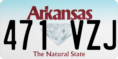 AR license plate 471VZJ