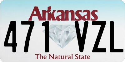 AR license plate 471VZL