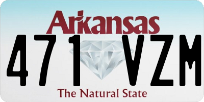 AR license plate 471VZM
