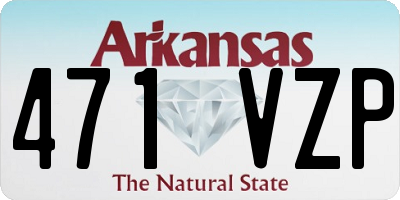 AR license plate 471VZP