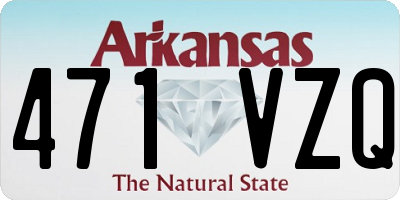 AR license plate 471VZQ