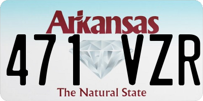 AR license plate 471VZR