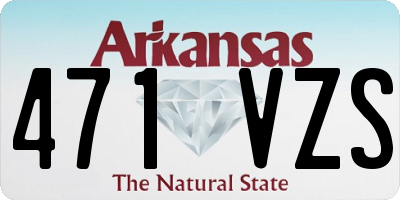 AR license plate 471VZS