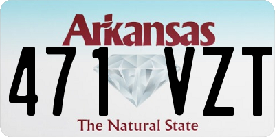 AR license plate 471VZT