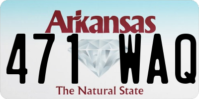 AR license plate 471WAQ